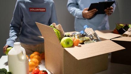 food bank volunteers